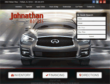 Tablet Screenshot of johnathan-motors.com